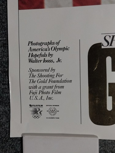 WALTER OOSS "Shooting For The Gold" 1984 Olympics POSTER - San Diego Balboa Park - Bild 3 von 9
