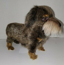 Hansa Creation 13" Dachshund Poil Dur Plush Dog Art. 6325 Hand Crafted NWT