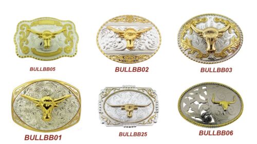 Hebillas de cinturón de metal Bull Rider Riding Ox Western para hombre vaquero vintage Texas Rodeo - Imagen 2 de 117