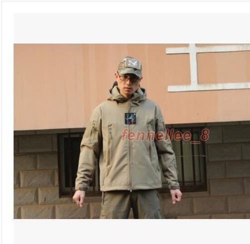 Men Hunting Camouflage Clothing Waterproof Windproof Hooded Jacket & Pants R145 - Picture 15 of 34