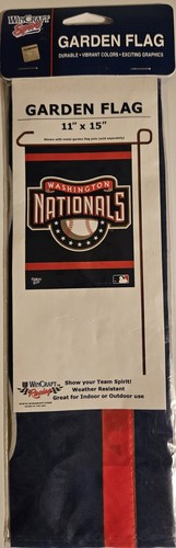 Washington Nationals MLB Baseball 11" X 15" Garden Banner Flag NEW Wincraft - Picture 2 of 2