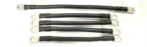 Ezgo battery Cables 2 GAUGE AWG golf cart TXT 36V BRAIDED 5pc Set COLOR CHOICES - Picture 22 of 22