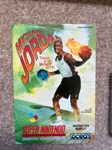 MICHAEL JORDAN-CHAOS IN THE WINDY CITY SUPER NINTENDO/SNES GAME ULTRA RARE!!!!!! - Picture 9 of 14