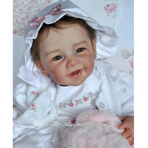 21" Reborn Baby Dolls Kit Soft Cloth Body Newborn Doll Unfinished Kits Girl Gift - Picture 5 of 9