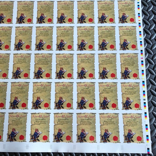 DARRELL K. SWEET 90-CARD UNCUT SHEET FPG 1994 FANTASY ART 28"x35" - Picture 10 of 10
