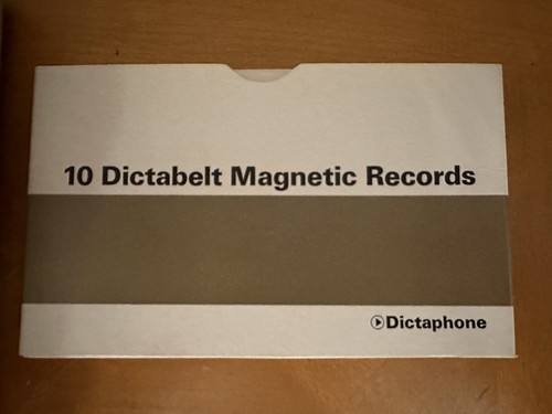 Vintage Time Master Dictaphone 711 With Dictabelt Records Clean Powers On - Picture 6 of 15