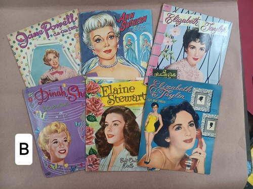 4 LOTS- Vintage Movie Star PAPERDOLLS; S.Temple, A.Gardner, G.Kelly, N.Wood +++ - Picture 2 of 40