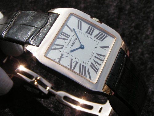 Cartier 2650 Santos Dumont Large 18K Roségold 35mm - Bild 16 von 20