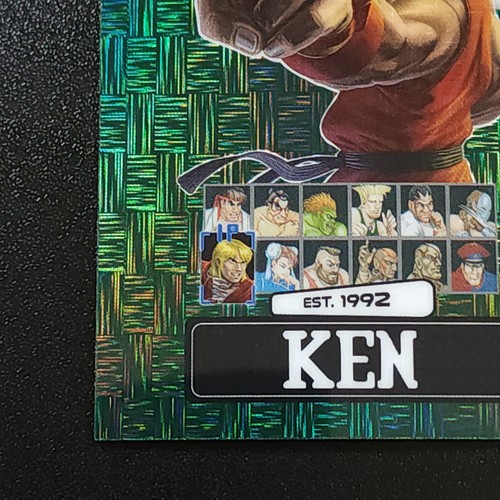 Tarjeta Promocional Street Fighter 2: Champion Edition Green Matrix Ken PSA Promo - Imagen 3 de 12