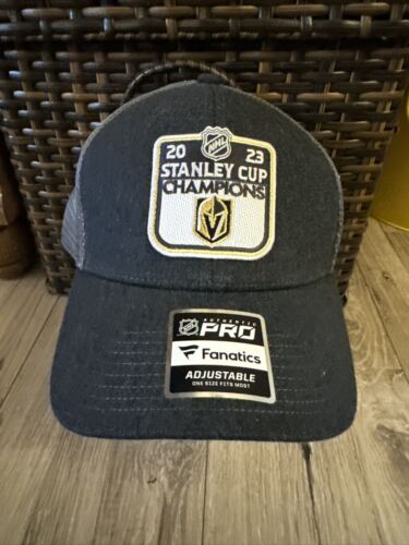 Fanatics 2023 Stanley Cup Champions Las Vegas Golden Knights SnapBack Mütze Neu mit Etikett