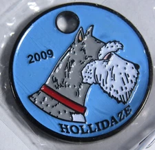 Geocaching Pathtag 2009 HOLLIDAZE Schnauzer dog