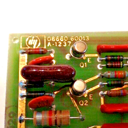 Placa de circuito HP Hewlett Packard # 08660-60013 A-1237-4 dorada - Imagen 3 de 5