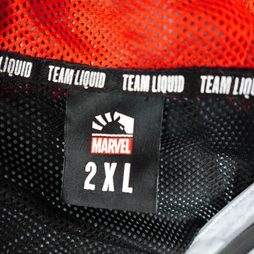 Marvel Garia x Team Liquid Jacket Mens 2XL Black Mesh Lining Zip Hooded Esports - Picture 14 of 23