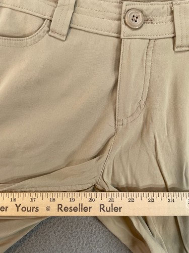 Eddie Bauer First Ascent Capri Hose Damen 2 beige Guide Pro Cargo Wandern - Bild 6 von 10