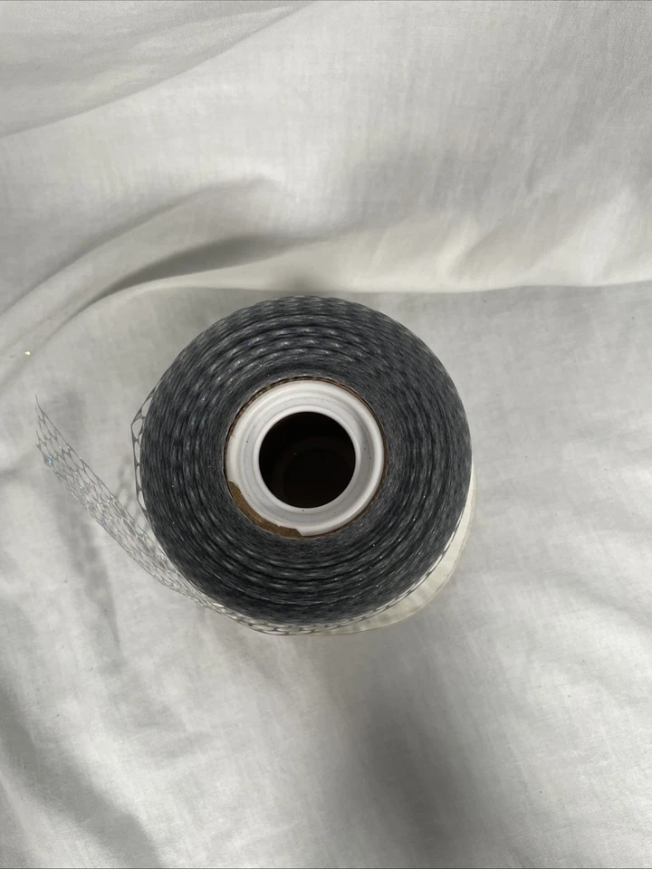 Lot 5 Mixed Ribbons - Snowflakes, Copper, Silver, & Cheetah | Christmas & Craft - Image 3 of 4