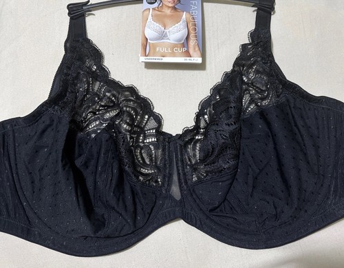 M&S FABULOUS AMELIA LACE  UNDERWIRED FULL CUP Bra In BLACK Size 42H - Picture 5 of 11