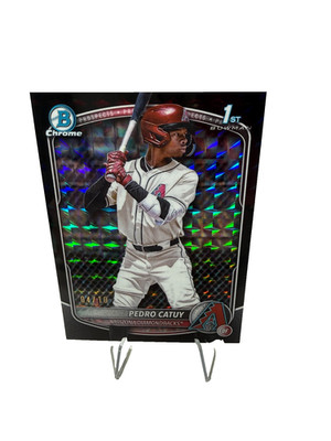 Pedro Catuy 2025 Bowman Chrome 1st Black Geometric Refractor /10 #BCP-210