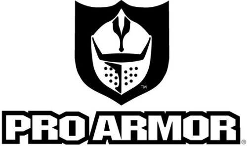 Pro Armor Door Knee Pads with Storage - Black/Blue P144055BU - Picture 2 of 3