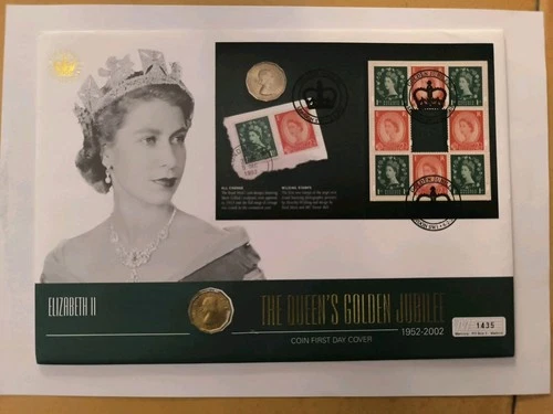 GB 2002 Queen Booklet Pane 3p Coin Cover