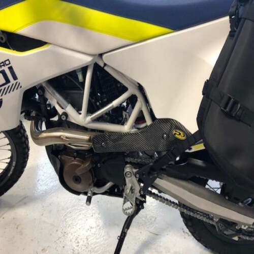 P3 Carbon Header Heat Shield - Carbon Fiber Motorcycle Dirt Bike 203083 - Bild 1 von 4