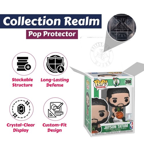 Funko Pop! NBA (City Edition 2024) Boston Celtics Jayson Tatum #200 con estuche - Imagen 8 de 8