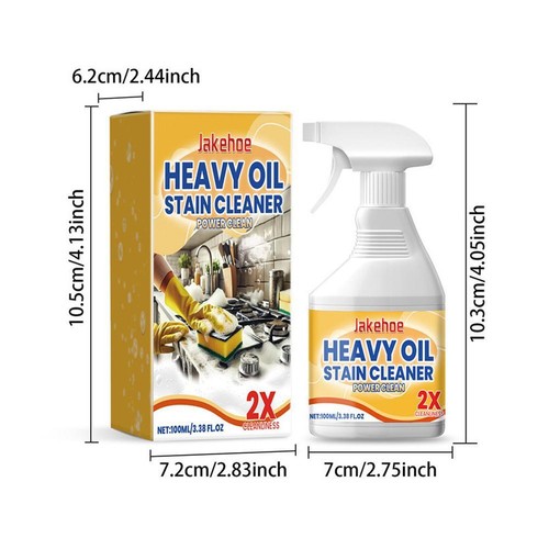 1/2X Clean Kitchen Oil Stains Spray, Kitchen Heavy Cleaning Oil Agent 100ml P1R7 - Bild 7 von 12
