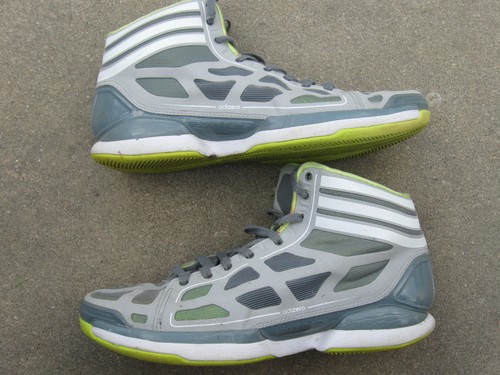 Adidas Adizero Sprint Web Sprint Frame grün/grau Basketballschuhe Herren Größe 10,5 - Bild 4 von 9