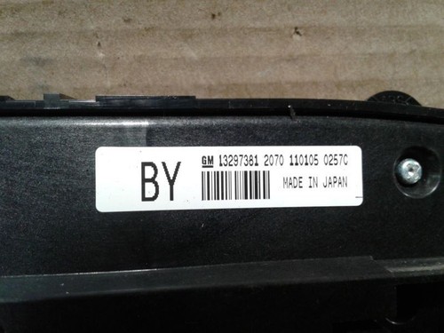 Heat A/C Climate Temperature Controls 11-13 BUICK REGAL 13297381 - Picture 3 of 12