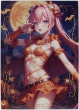 ❤️SPICY DANCER - HALLOWEEN - Goddess Anime Waifu Card - PEACH BLOSSOM BEAM - 012