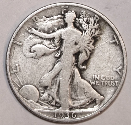 1936-S Walking Liberty Half Dollar - Fine - #0199EC