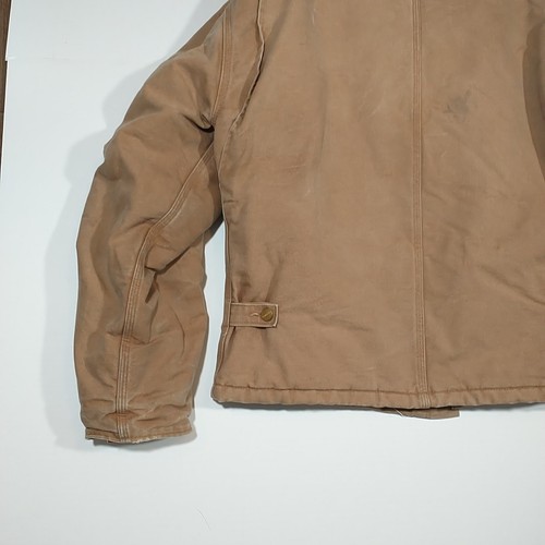 Giacca Carhartt vintage J02 BRN taglia 44 artico trapuntata colletto velluto a coste Union USA - Foto 15 di 18