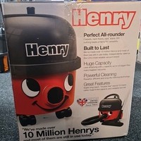 Numatic HVR160-11 Henry Bagged Cylinder Vacuum Cleaner Red