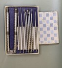 Vintage HMQ Nut Cracker And Pick Set In Original Box Great For Holidays!