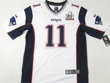 Julian Edelman #11 New England Patriots Super Bowl LI 51 Men's Jersey White