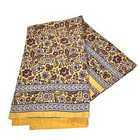 Williams-Sonoma Rectangular Tablecloth 70 X 90 Floral Yellow & Blue Table Linen