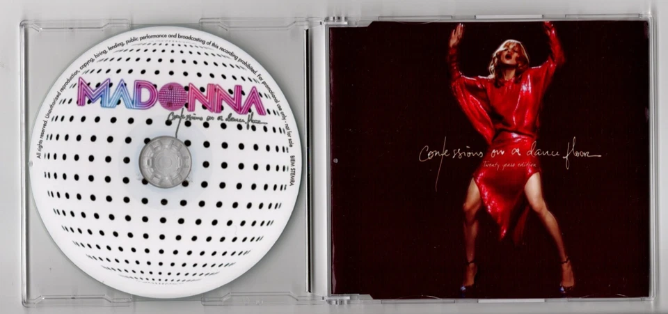 MADONNA Confessions On A Dance Floor 20 years Remixes Promo 12 tracks DJ Hang Up - Immagine 3 di 4