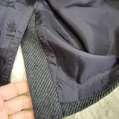 Brooks Brothers Wool Pencil Skirt Grey Striped Lined Size 10 Office Work Career - Picture 10 of 14