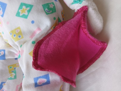 *RARE* Little Snoozems Vintage 1996 Bunny White Pjs Pink Blanket - Petite Mondz - 第 11/12 張圖片