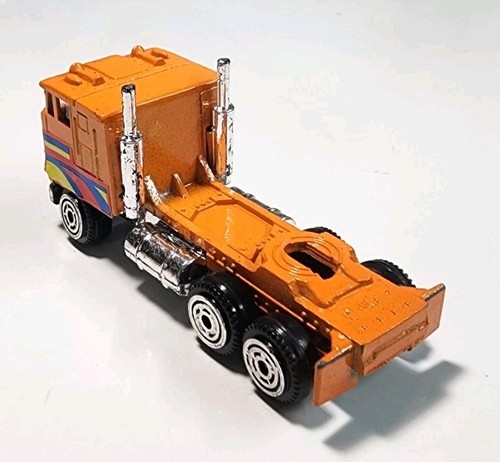 Kidco Tough Wheels Universal Product Orange Kenworth K100 COE 1/100 Diecast Semi - Picture 5 of 10