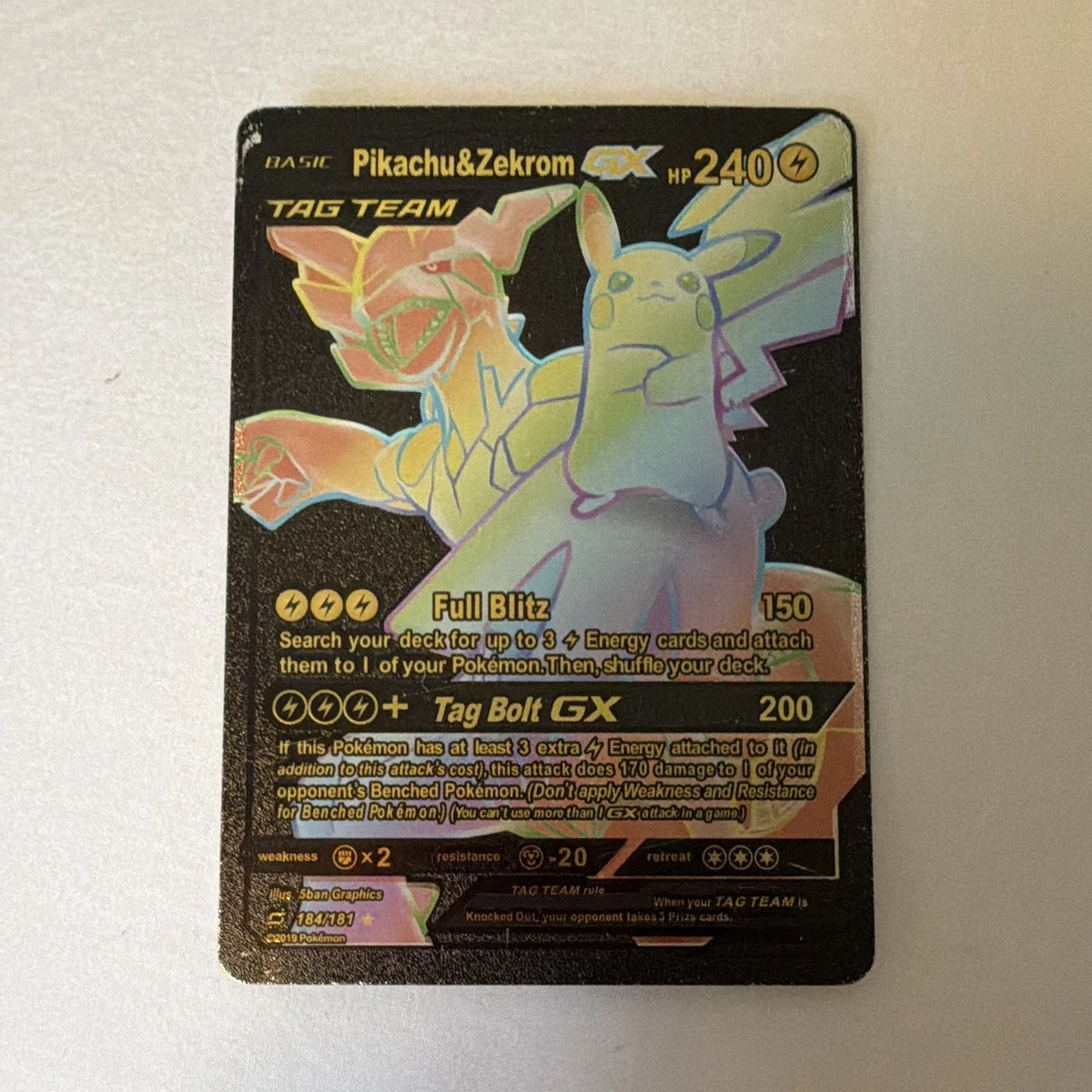 Pikachu & Zekrom GX 221/173 Sm12a: Tag Team GX: Tag All Stars