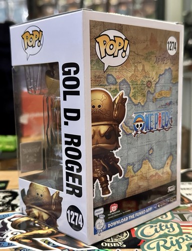 Funko Funtastic Voyage One Piece Gol D. Roger Gold LE 3400PCS Fundays Exclusive - Picture 4 of 8