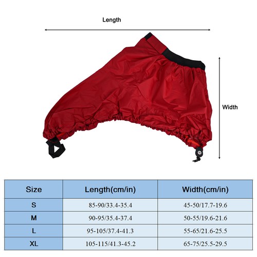 Wasserdichtes langlebiges Kajak Canoe Spraydeck mit universellem Design - Bild 12 von 26