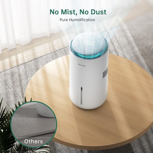 Whisper-Quiet Smart Humidifier with 3L Tank & Auto Shut Off - Healthy Home Air - Picture 5 of 11
