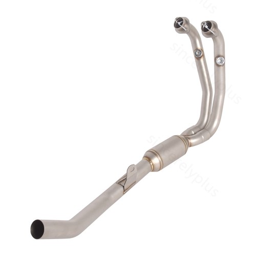 For CF-MOTO 450 MT 2024-2025 Motorcycle Exhaust System Header Link Pipe Steel - Picture 2 of 7