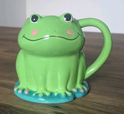 Süßer Frosch 3D Neuheit Becher Tee Kaffee Brühen Geschenkidee Brandneu