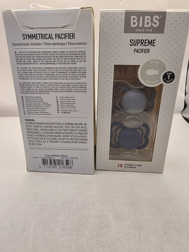 Lot Of 2 BIBS supreme Baby Pacifier 2-pk Size 1 (0-6) Months - Picture 5 of 7