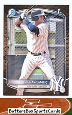 2025 Bowman #BCP-71 Richard Matic Chrome Prospects Reptilian Refractor