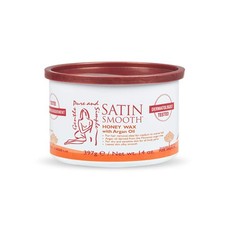 Satin Smooth Honey Hair Removal Wax with Argan Oil for Medium to Coarse Hair ...
