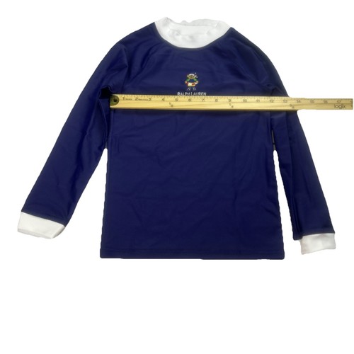 Polo Ralph Lauren Polo Bear Performance Rash Guard Big Boys Swim Size 6 L/S NWT - Picture 6 of 8