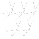  10 Pcs Computer Cooling Accessories Cpu Fan Bracket Radiator for